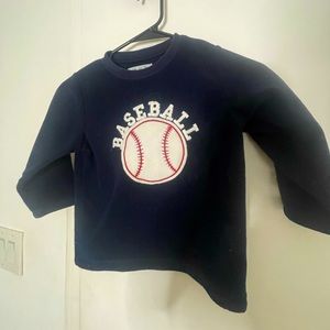 4T baseball sweatshirt sportswear